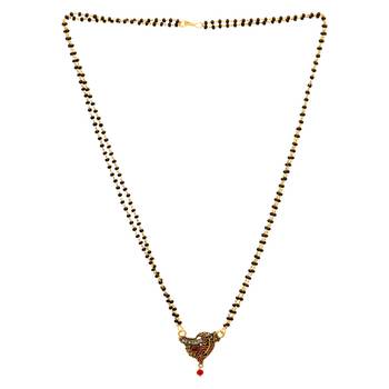 Maroon mangalsutra 1
