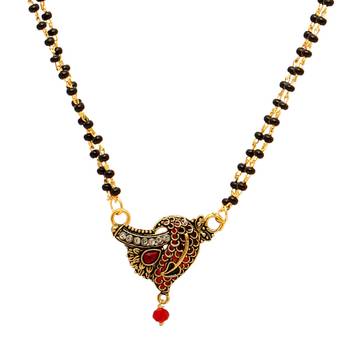 Maroon mangalsutra 2