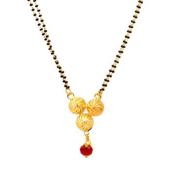 Maroon Mangalsutra 2