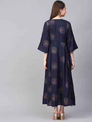 Navy-blue printed liva kurtas-and-kurtis 2