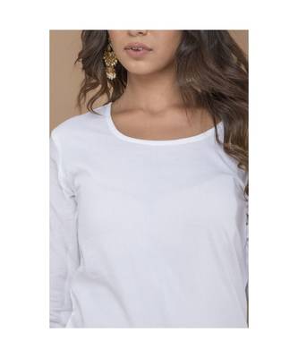 White Kurta Set with Bandhej Dupatta 4