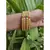 Gold Plated Multicolor Stone Studded Designer Bangles Set Of 4