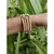 Gold Plated Multicolor Stone Studded Bangles Set Of 4