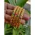 Multicolor Stone Bangles Set Of 4