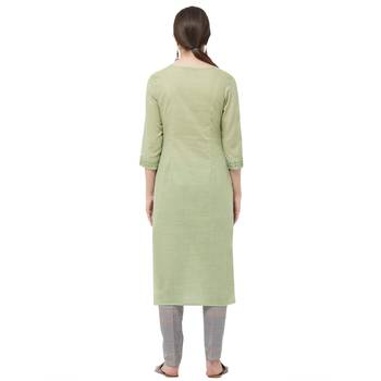 Lime embroidered polyester
 kurtas-and-kurtis 3