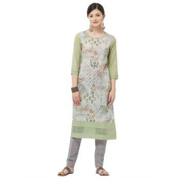Lime embroidered polyester
 kurtas-and-kurtis 4