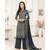 Dark Grey Cotton Jam Silk Women's Salwar Suit