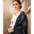 White & Black Jam Cotton Women's Dress Material With Printed Cotton Dupatta