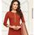Brown Cotton Jam Silk Women's Salwar Suit