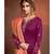 Magenta & Coral Pink Cotton Jam Silk Women's Salwar Suit With Banarasi Dupatta
