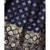 Teal & Navy Blue Cotton Jam Silk Women's Salwar Suit With Banarasi Dupatta