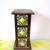 Handcrafted Wooden Almirah with colorful chest of drwers