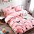 dolphin on pnk solid polyester Double bed sheets