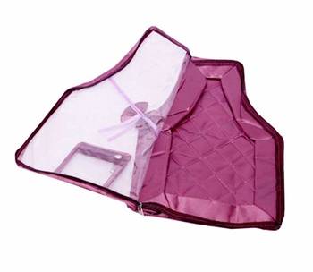 Atorakushon    Satin Blouse Cover Clothes Storage Bag Wardrobe Garments Organiser {Purple} pack of 2 4