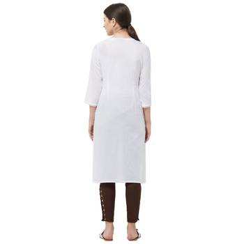 White embroidered cotton kurtas-and-kurtis 3
