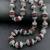 Saizen Rudraksha Mala Hindu Religious Mala 28 Inch Length Silver Plated Alloy Chain