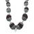 Saizen Rudraksha Mala Hindu Religious Mala 28 Inch Length Silver Plated Alloy Chain