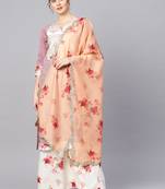 Wine digital print crepe salwar