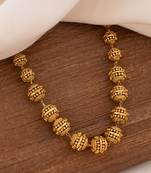 Antique balls necklace one gram gold