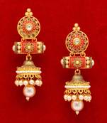 Red Jhumkas