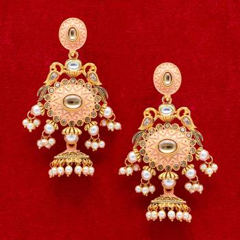Peach Danglers Drops 1