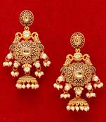 Maroon Danglers Drops