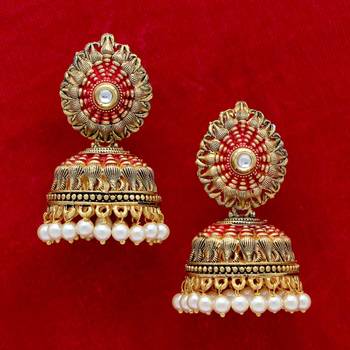Red Jhumkas 1