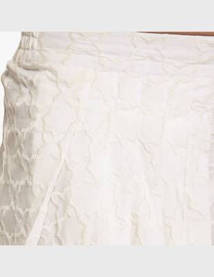 Off White Rayon Embroidered Dhoti Basic For Women's 5