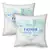 Best Father Heart Shape Word Printed Cushion Pair 9152