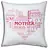 Heart Shape Word Printed Cushions Pair For Mother 9202