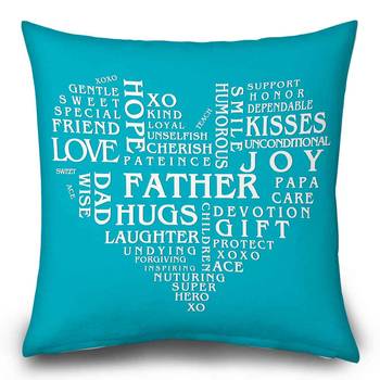 Heartshape Word Collection Cushion Pair To Father 9242 2