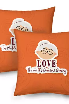 Worlds Greatest Granny Print Cushions For Grandma 9262