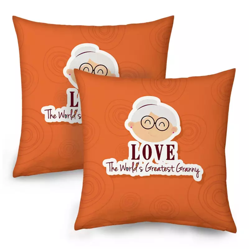 Worlds Greatest Granny Print Cushions For Grandma 9262