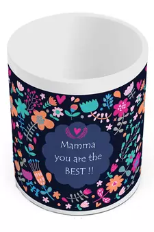 Mamma You Are The Best Print Quotation Coffee Mug