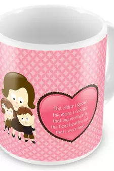 Mother Is The Best Friend Printed Cute Coffee Mug