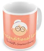 Unconditional Love Printed Coffee Mug For Grandma