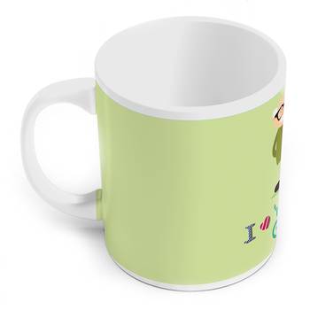 I Love You Grandpa Print Fancy Designer Coffee Mug 4