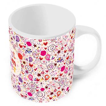 Best Mom Ever Printed Quote Delightful Coffee Mug 2