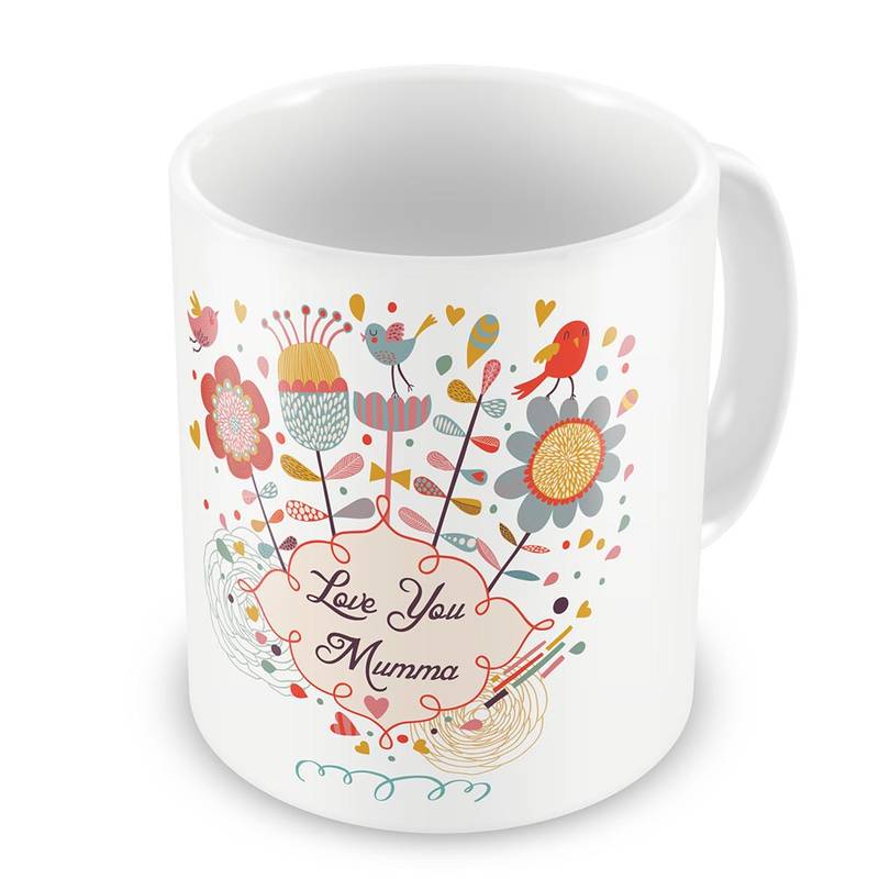 Love You Mumma Printed Quote Delightful Coffee Mug