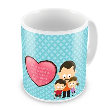 My Father Is Best Friend Printed Design Coffee Mug 1