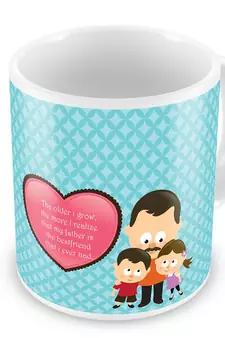 My Father Is Best Friend Printed Design Coffee Mug