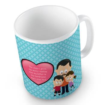 My Father Is Best Friend Printed Design Coffee Mug 3