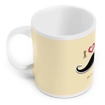 I Love Dad Printed Quotation Delightful Coffee Mug 4