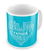 Heart Shape Words Collection Coffee Mug For Father