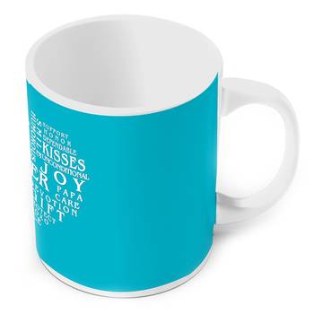 Heart Shape Words Collection Coffee Mug For Father 2