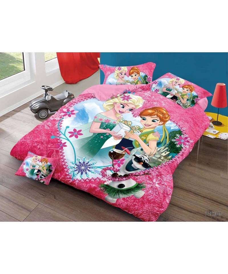 gift 2 girls solid polyester Double bed sheets FRIMERR 3108139