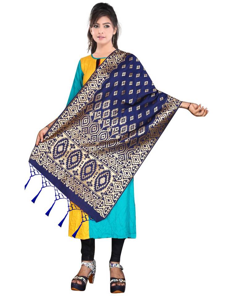 jacquard shirt and dupatta