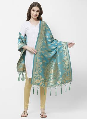 Rama Banarasi Silk Dupatta for woman 4