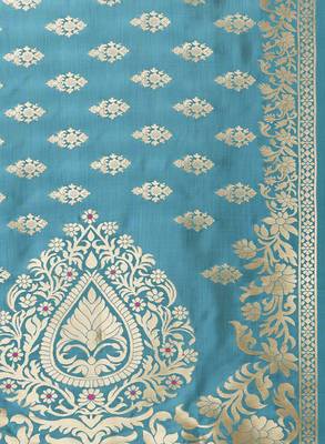 Rama Banarasi Silk Dupatta for woman 5