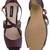 SHERRIF SHOES Women's Maroon Stiletto Heel Sandals 
